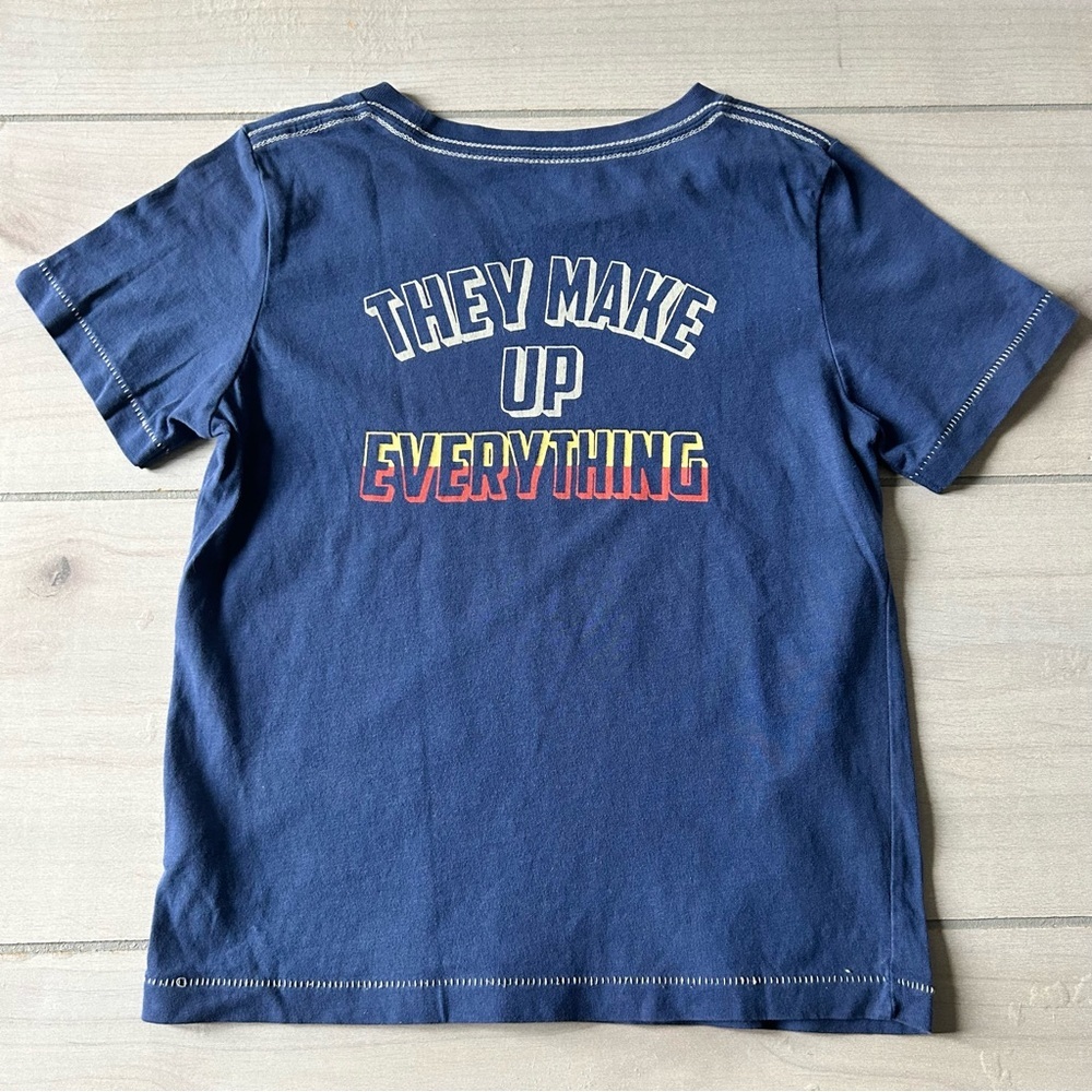 Peek Kids Science Collection Blue Atoms Graphic T-Shirt - Picture 2 of 2